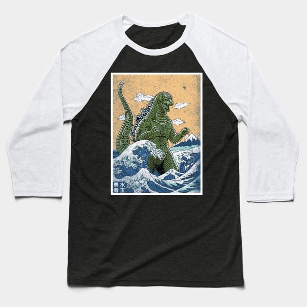 king off monsters from kanagawa Baseball T-Shirt by polkadothero